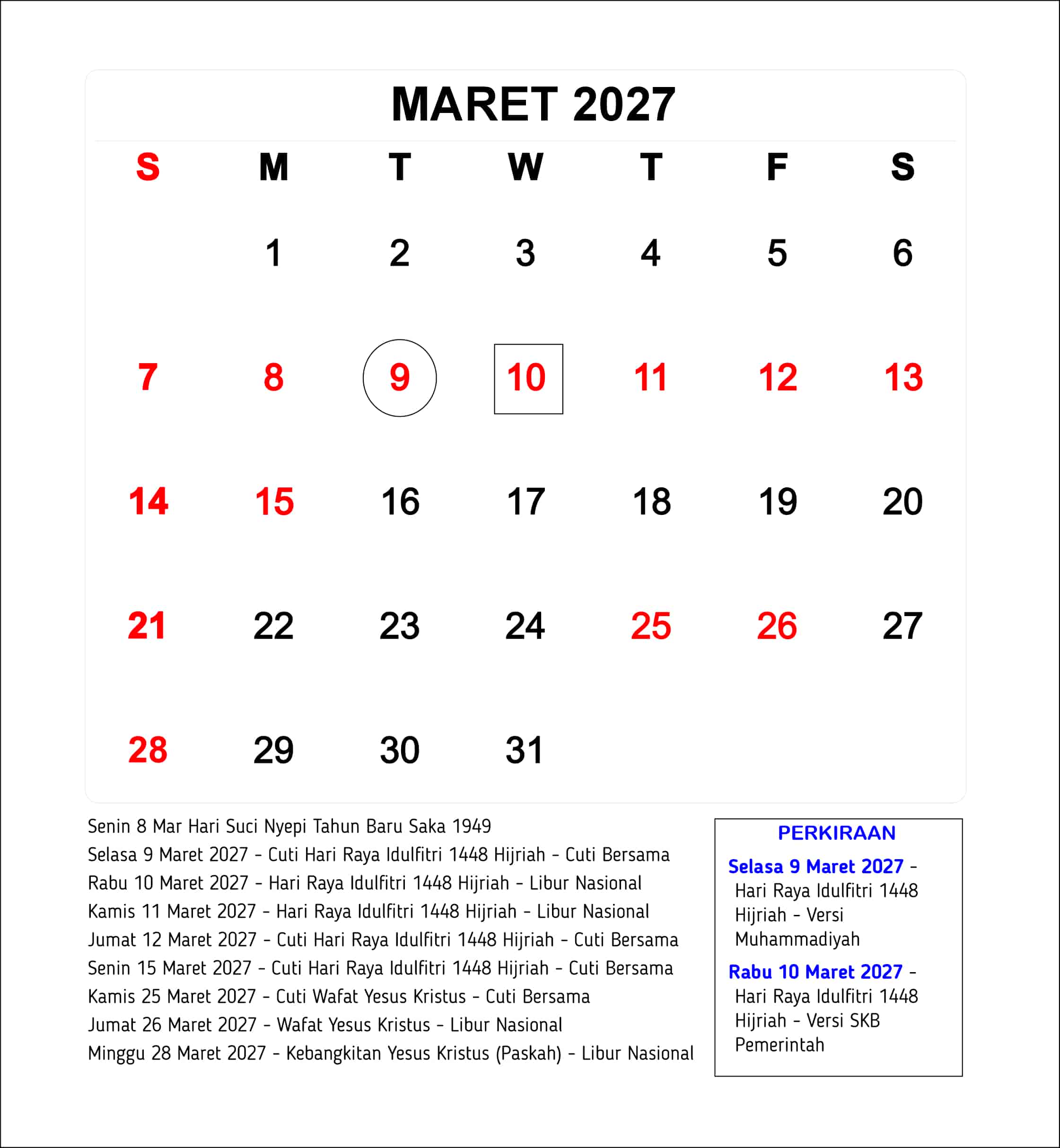 Kalender Mudik